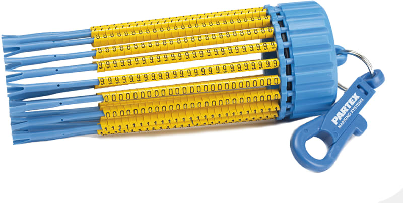 MD-10 Black/Yellow L ON BLUE Pin M25 (MD-10003--40.L)