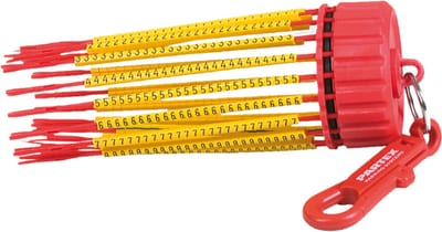 J.f.knudtzen MD-02 Empty Red Cable Marker Sleeve for Ø1.7-2.8 mm