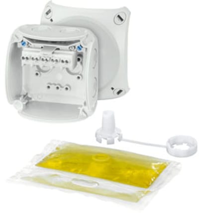 Hensel WP Watertight JUNCTION BOX 2,5 mm², GREY (wp 0202 G)