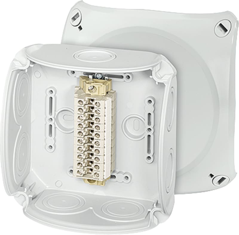 Terminal block box 10X4MM²Al/Cu (RK 0610 T)