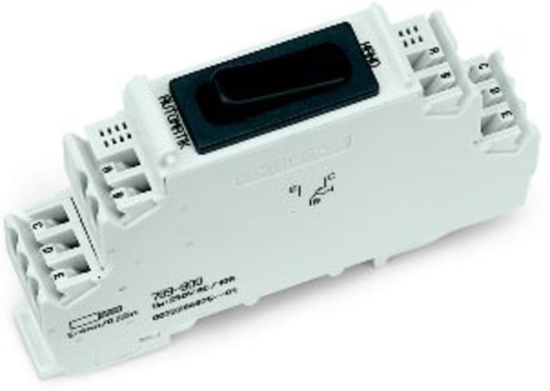 WAGO 789-802 Switching Module with 2-Pole Circuit Breaker, 250 V AC / 16 A