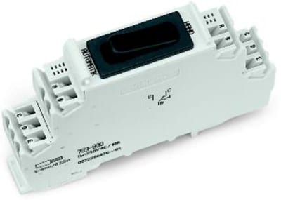 WAGO 789-802 Switching Module with 2-Pole Circuit Breaker, 250 V AC / 16 A