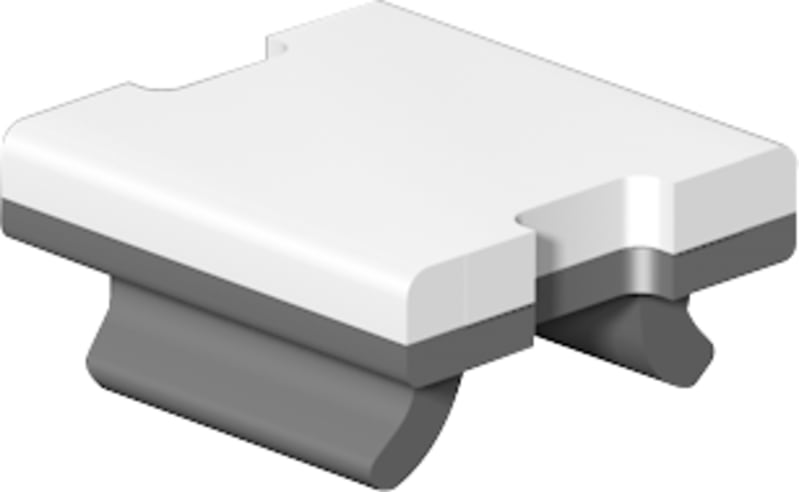 Terminal block markers Dekafix 5/6 white (DEK 5/6 MM WS)
