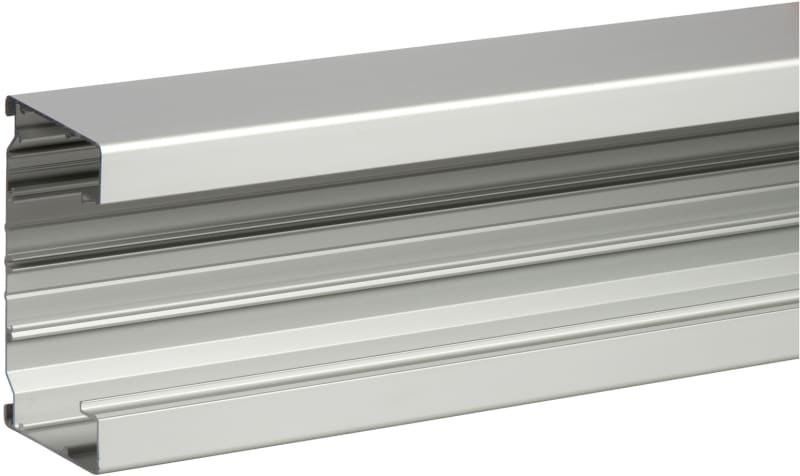 INKA Wall Trunking 123x72 mm, 2.5 m, Anodised Aluminium, Halogen-Free (5507000)