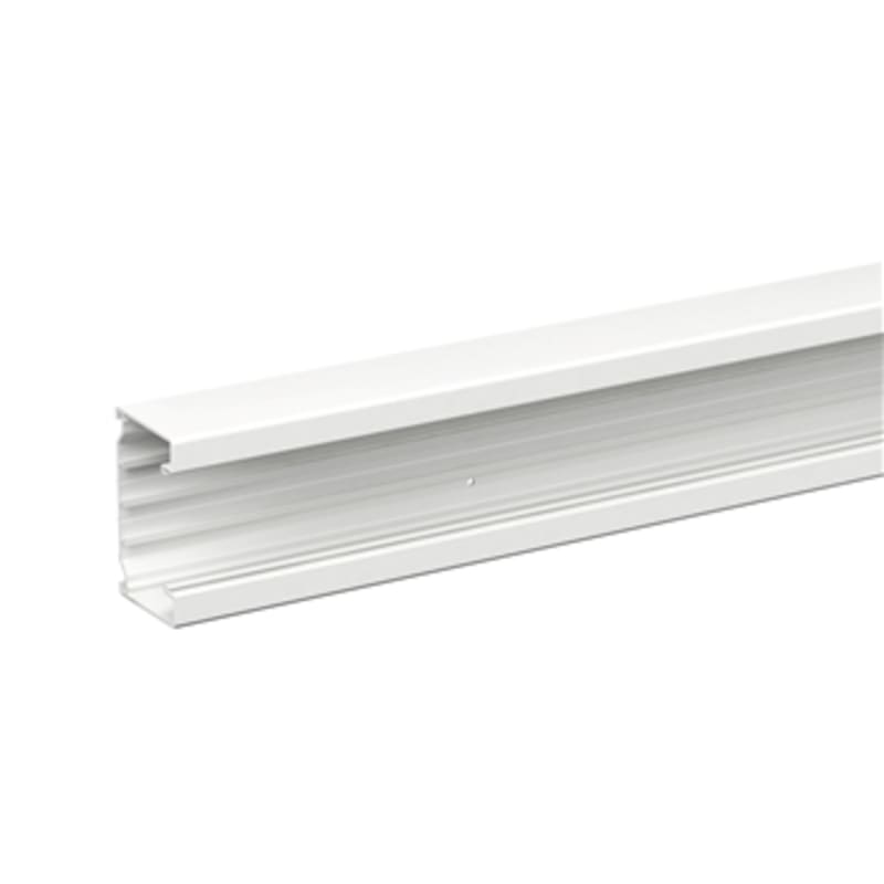 TEK Wall Trunking 123x72 mm, 2.5 m, PVC, Polar White (5526010)
