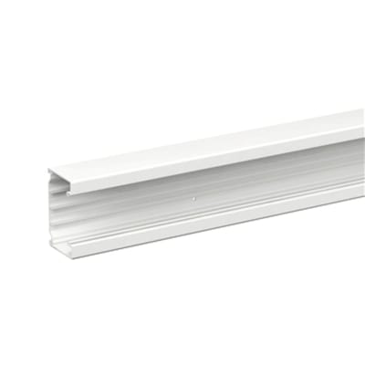 TEK Wall Trunking 123x72 mm, 2.5 m, PVC, Polar White