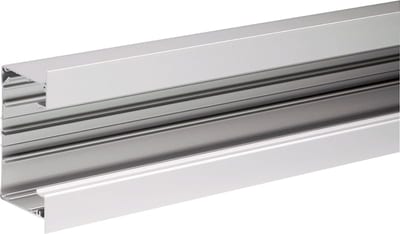 INKA Wall Trunking 123x72 mm, 2.5 m, Anodised Aluminium, Halogen-Free (5506310)