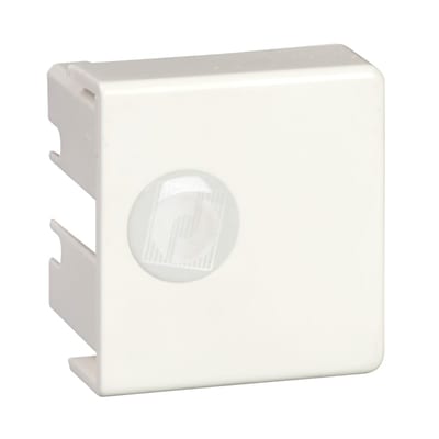 Schneider Electric end piece Tir+ 40/40 white plastic