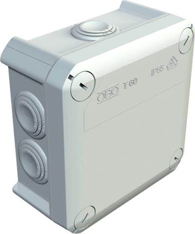 Junction BOX T60-WHITE 114X114X57