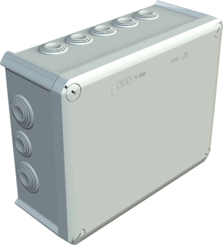 KOBL.BOX T250-WHITE 240X190X95 (2007554)