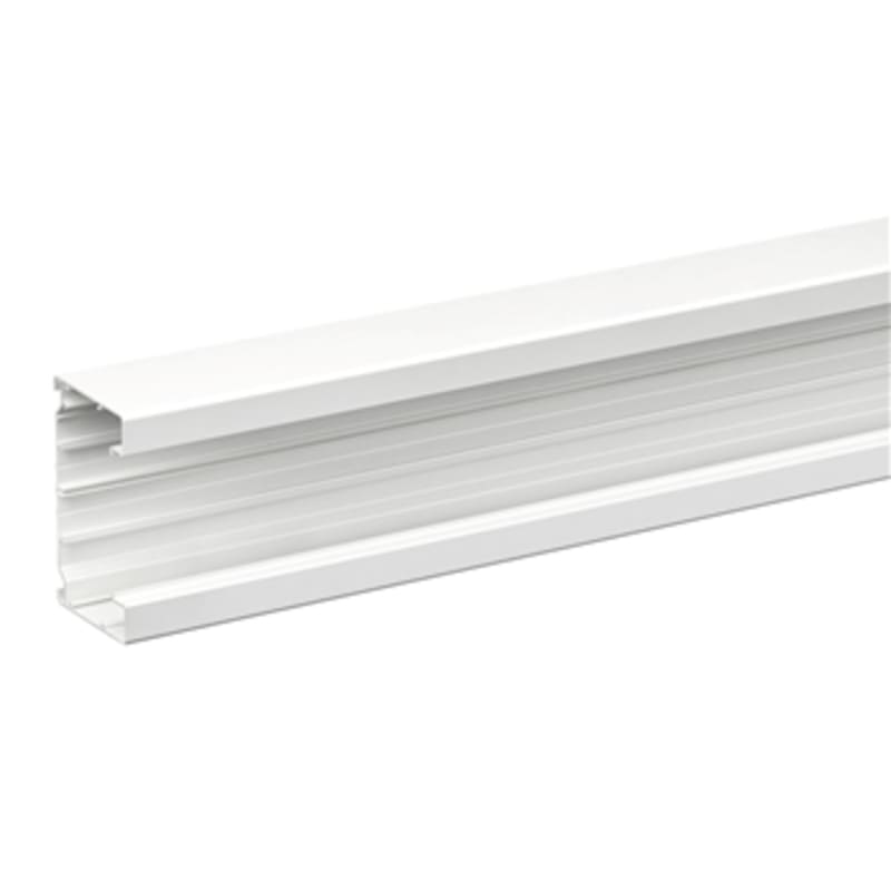 INKA Wall Trunking 123x72 mm, 2.5 m, Anodised Aluminium, White (5507003)