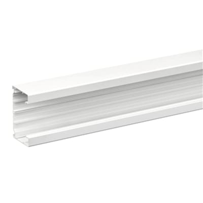 INKA Wall Trunking 123x72 mm, 2.5 m, Anodised Aluminium, White