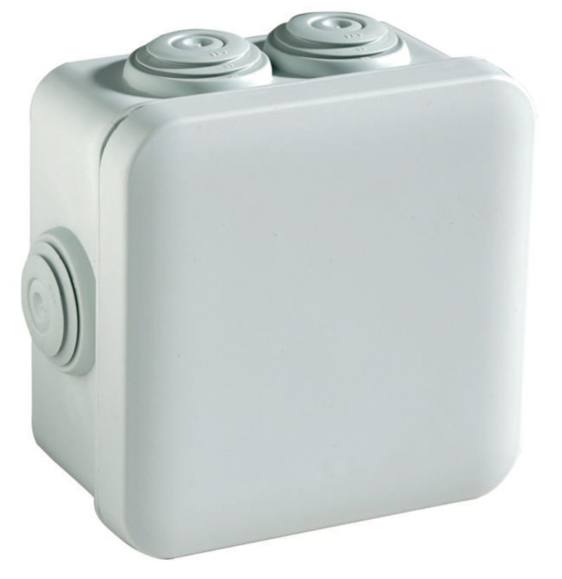 Connection Box 80X80X45 Grey (ENN05004)