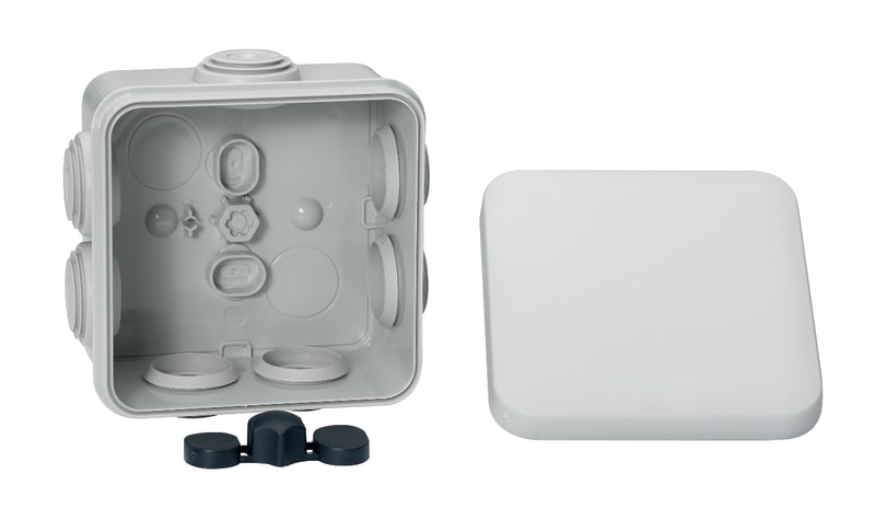 Connection Box 80X80X45 Grey DIY (ENN05124)