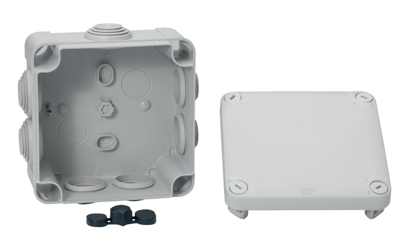 Coupling,box 105X105X55 Grey DIY (ENN05125)