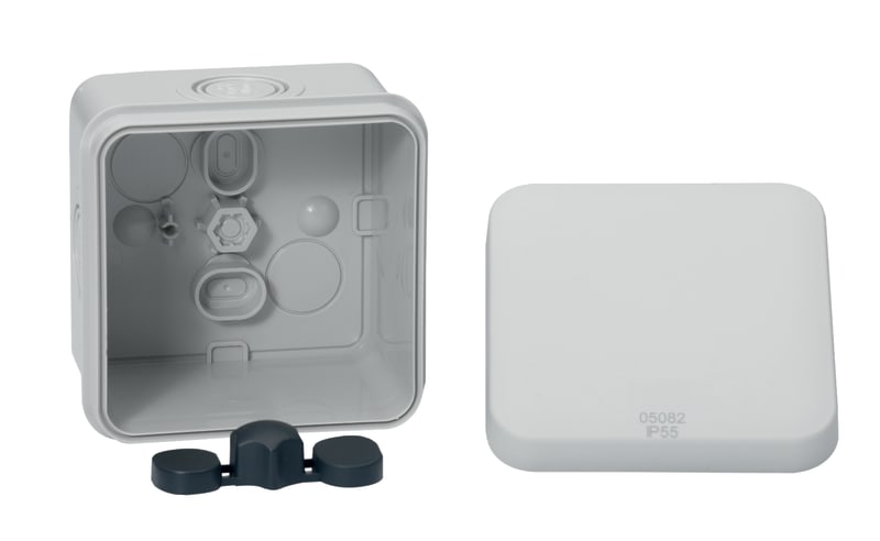 Schneider Electric Mureva BOX - junction box - knock-out 4XM16/20 - 65X65X45 mm ENN05082