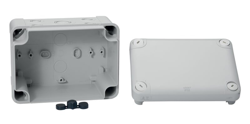 Schneider Electric Mureva BOX - junction box - knock-out 8XM12/16+4XM16/20+2XM20/25 - 150X105X80 mm ENN05087