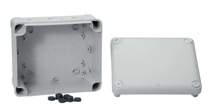 Schneider Electric Mureva BOX - junction box - knock-out 8XM12/16+4XM20/25+2XM25/32 - 175X150X80 mm ENN05090
