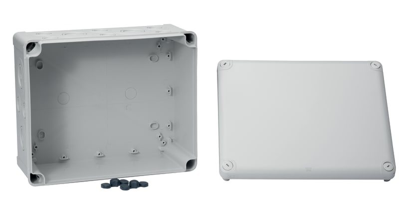 Schneider Electric Mureva BOX - junction box - knock-outs 16XM20/25+8XM25/32 - 275X225X120 mm ENN05097