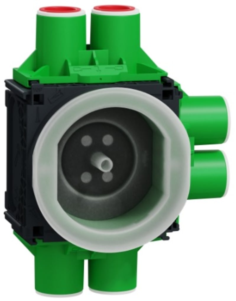 Schneider Electric Multifix Single Device Box 32 mm, 6 Conduit Entries (IMT80277)