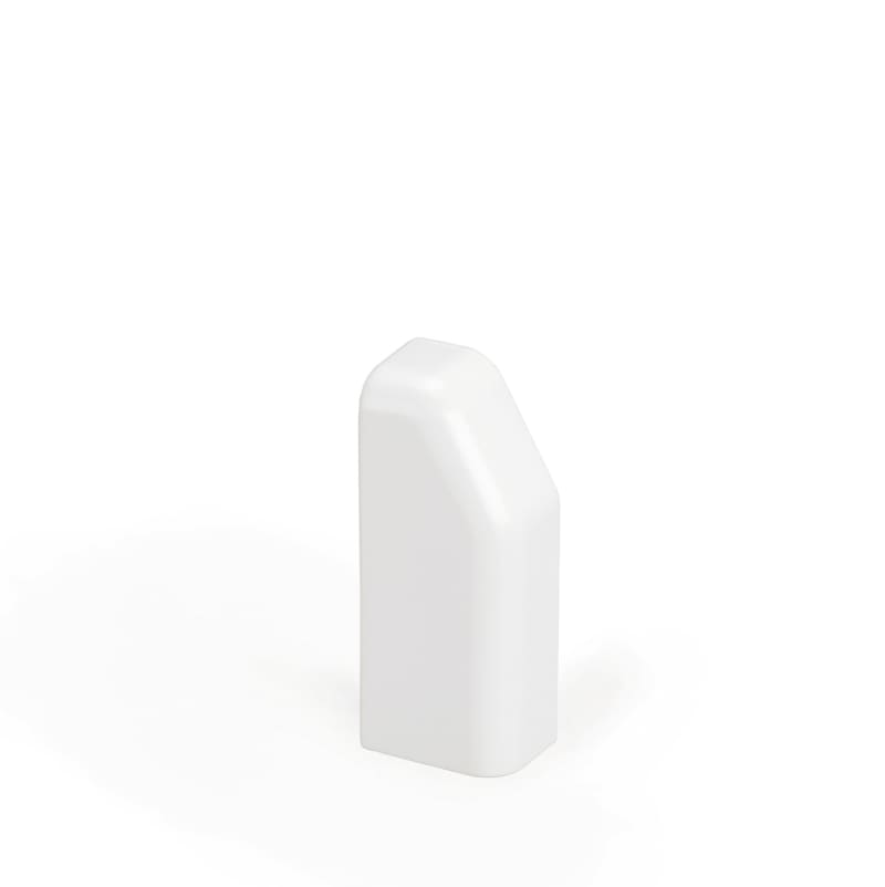 OBO Bettermann 6132293 SL 20/50 End Piece, Left, Pure White RAL 9010