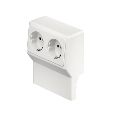 SL double socket outlet