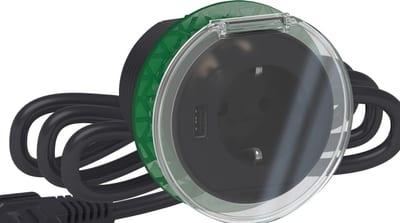 Schneider Electric Cover, Unica System+, desk unit XS, transparent INS44031