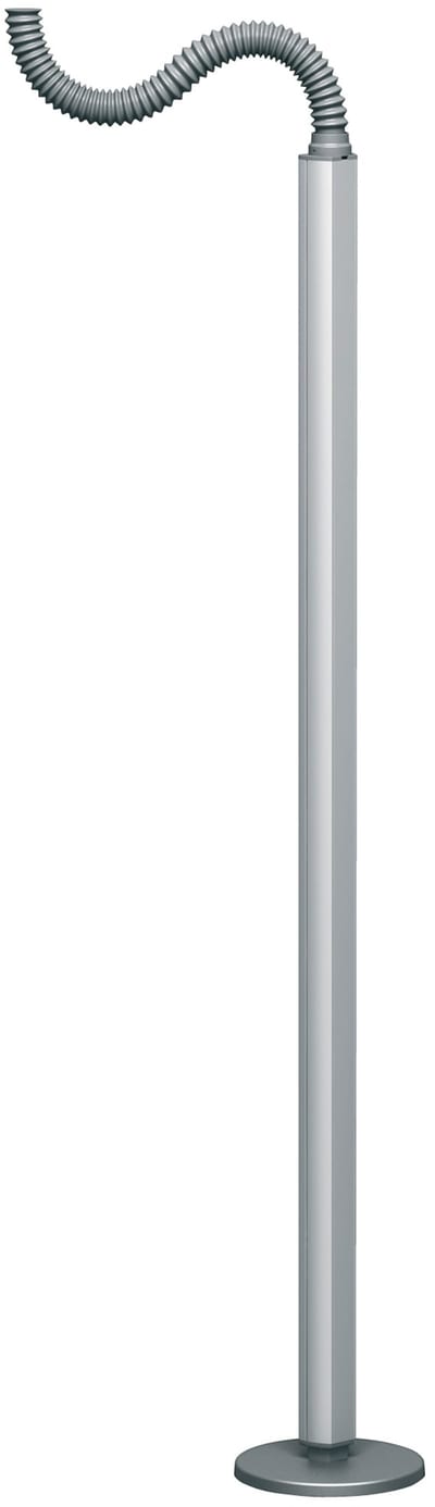 Schneider Electric Pole, OptiLine 45, free-standing, one-sided, 2150 mm, aluminium ISM20130