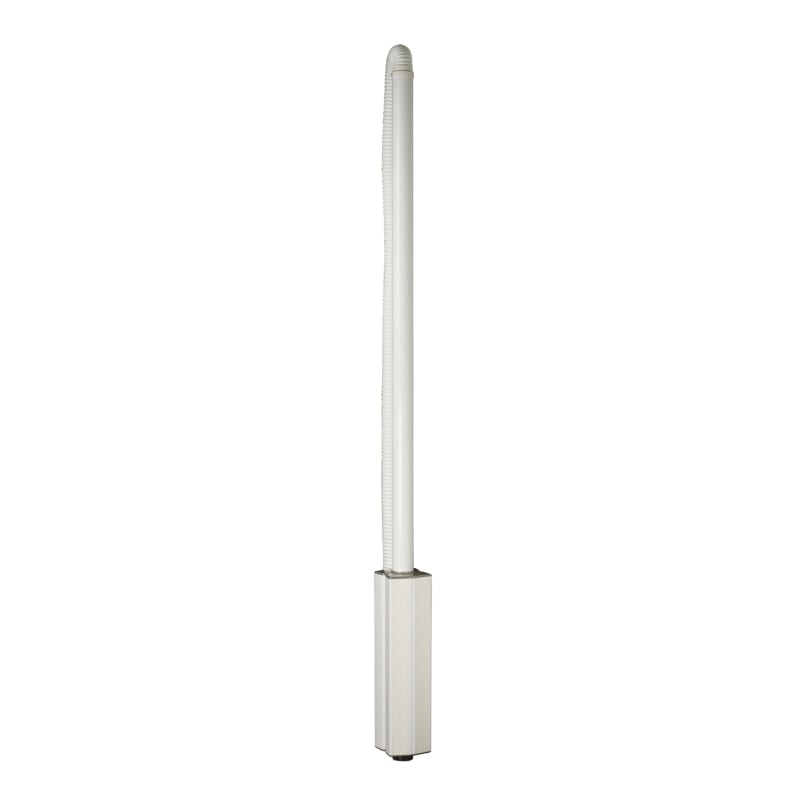Schneider Electric Pole, OptiLine 45, free-standing, 2150 mm, with 4 boxes, polar white ISM20147P