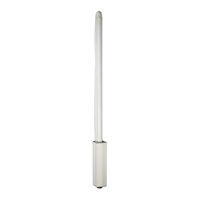 Schneider Electric Pole, OptiLine 45, free-standing, 2150 mm, with 4 boxes, polar white ISM20147P