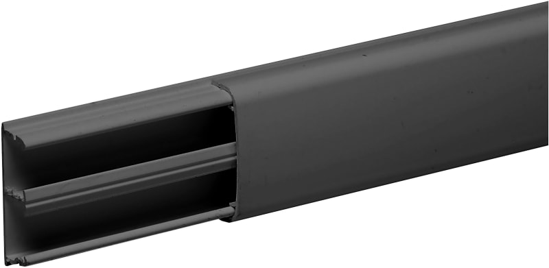 Schneider Electric Mini trunking, OptiLine Mini, 30X12MM, 2-Comp, PVC, Black ISM14240