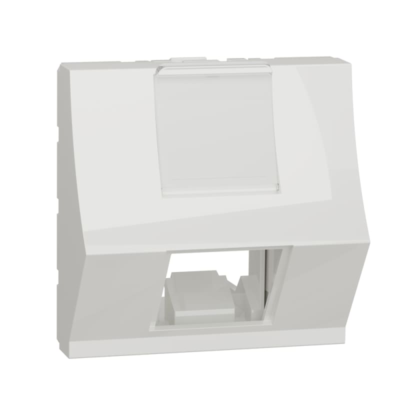 RJ45 centre plate Keystone, angled, white (NU946418)