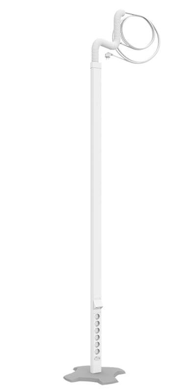Elis Elektro MP-U521V MP-Flex Service Pillar 2100 mm, White, 6 Outlets