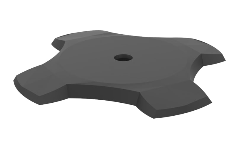 Design Foot 1 hole 12,5kg Black MP-U038SV