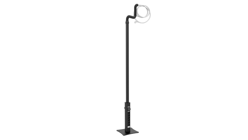 Elis Elektro MP-U621SV Power Column MP-Duo, 2100 mm, Black, 12 Sockets