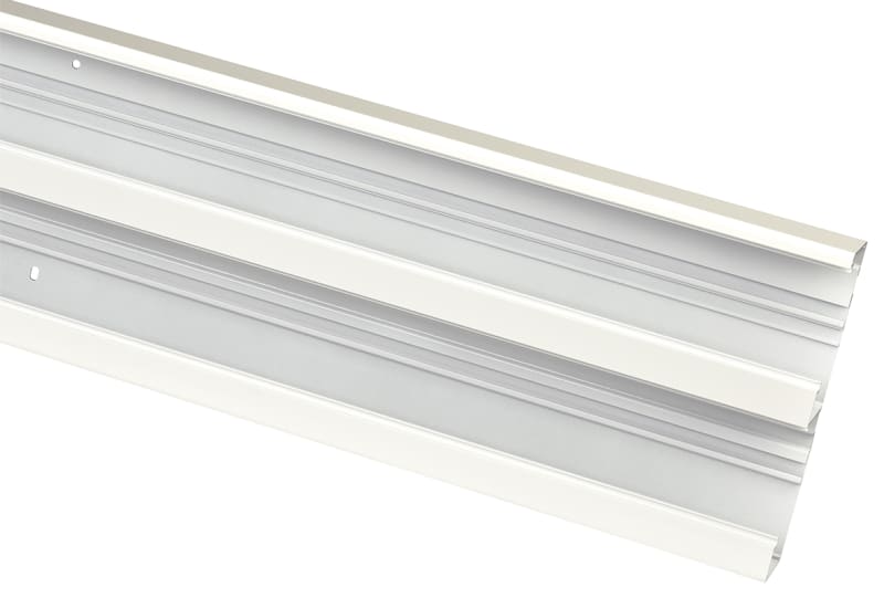 Wall Trunking 220x65 mm, 3 m, Aluminium/White (TB2210-3)