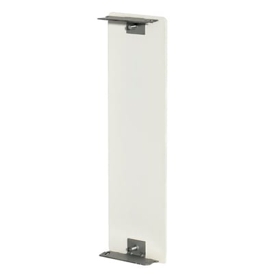 Elis Elektro TBP220-3 end piece 220x65 mm aluminium/white