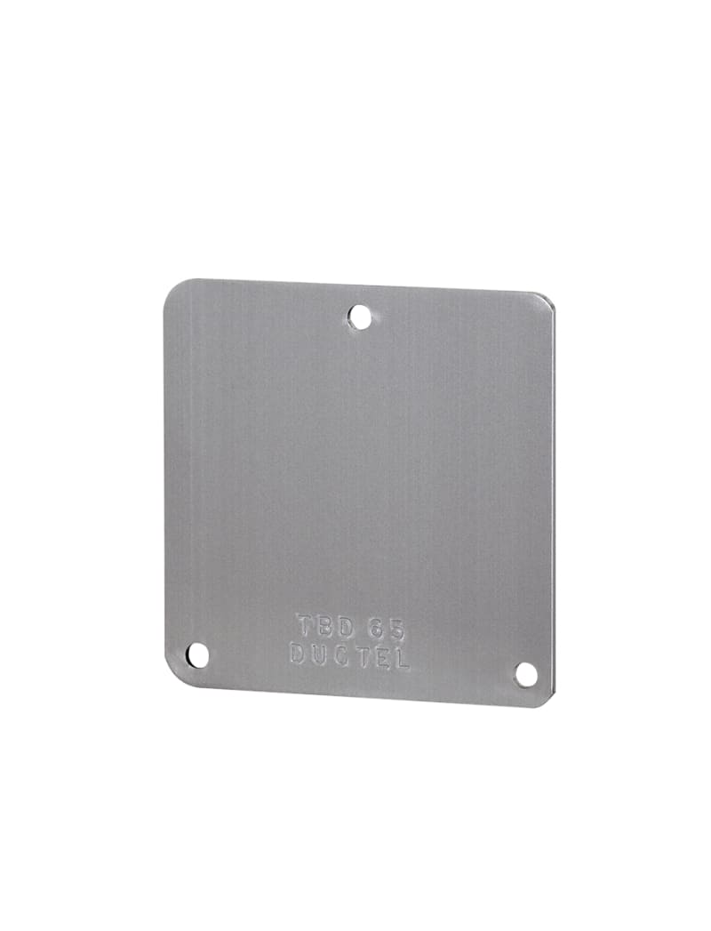 End piece 65X65MM Al/Natur TBD65-1 (1285212)