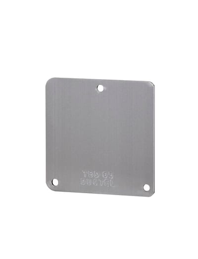 End piece 65X65MM Al/Natur TBD65-1