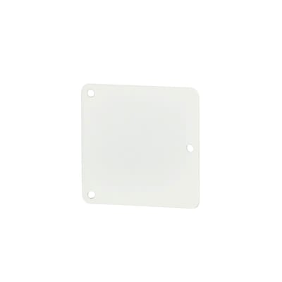 End piece 65x65 mm aluminium/white TBD65-3