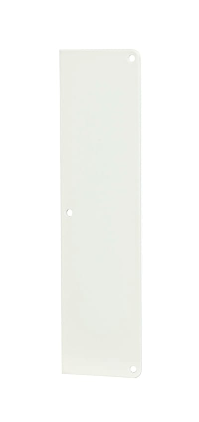 End piece 184x49 mm aluminium/white TBD180-3