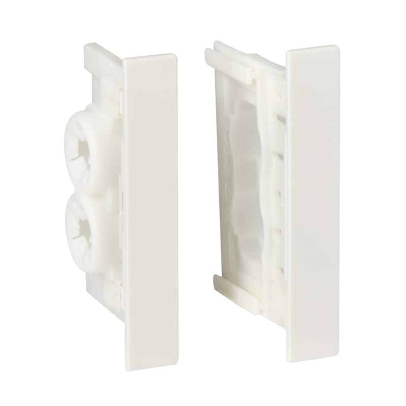 Elis Elektro AUD31 End Piece with Strain Relief, White
