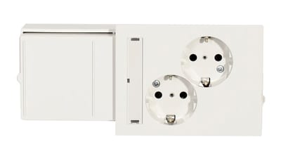 Outlet Set 2-3 White DUCT-2-3