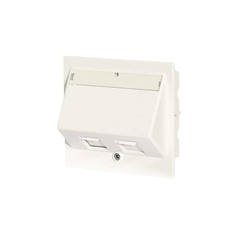 Datacover 2XRJ45 Actassi White DUCT-ACT-3 (1285313)