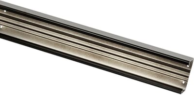 Wall Trunking 100x65 mm, 3 m, Aluminium/Black