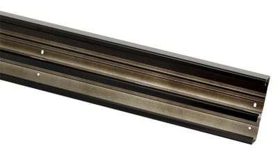 Wall Trunking 170x65 mm, 3 m, Aluminium/Black (TB1740-2)