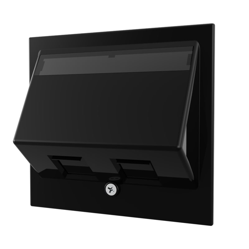 Data cover 2XRJ45 Keystone SV