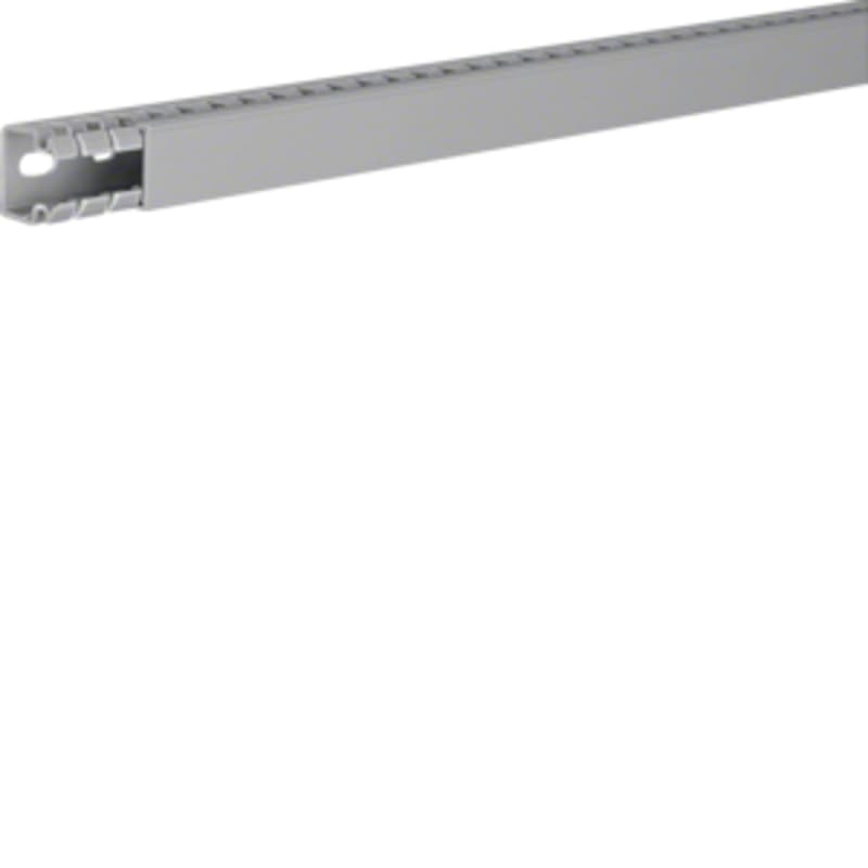 Hager Systemer Slotted panel trunking made of PVC BA7 25X25MM grey BA725025