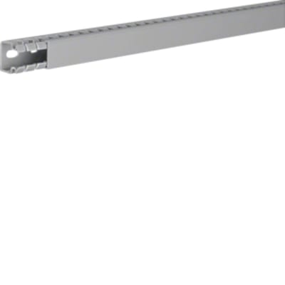Hager Systemer Slotted panel trunking made of PVC BA7 25X25MM grey BA725025