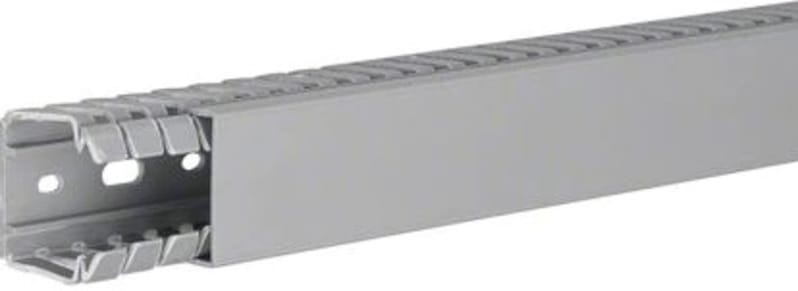 Slotted WIRING DUCT,40X40MM GREY L=2 (BA740040)
